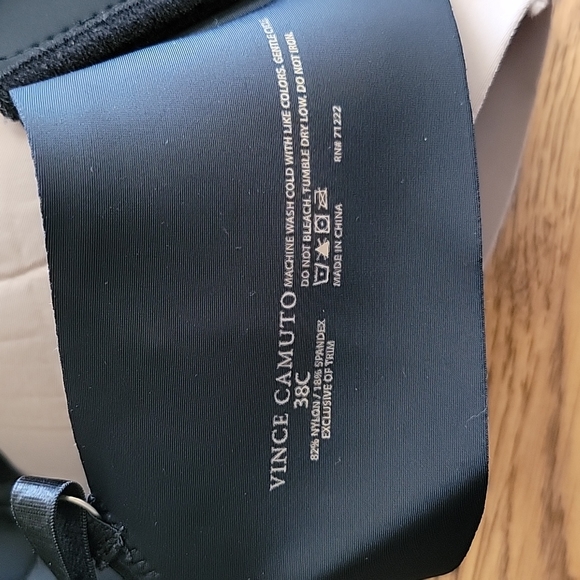 3-pk Wire-free Vince Camuto Bras Navy, Black, Tan 38C - Picture 6 of 6